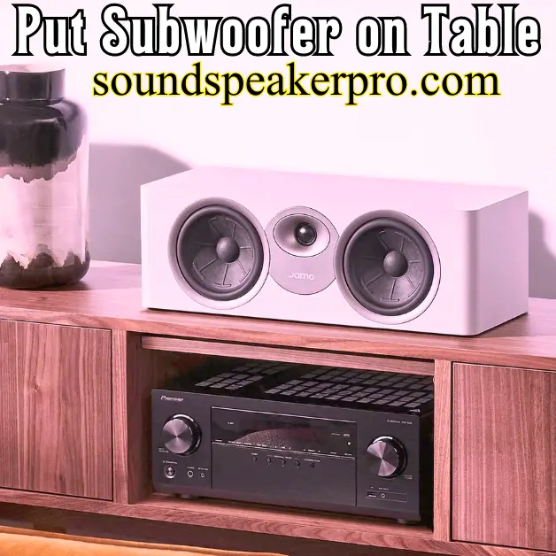 Can You Put Things on Top of a Subwoofer