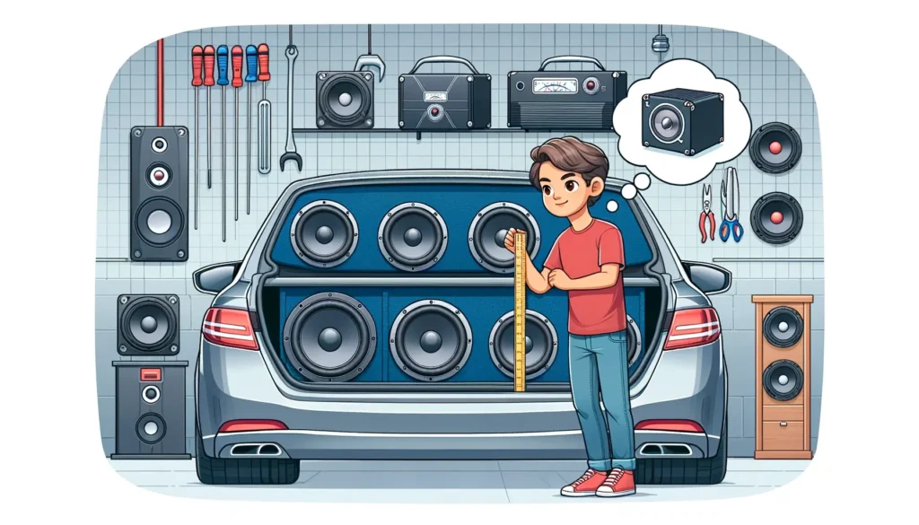 Choose a subwoofer and amplifier