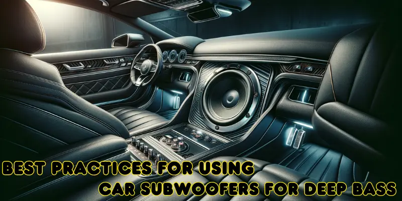 Best Practices for Using Car Subwoofers for Deep Bass 2024