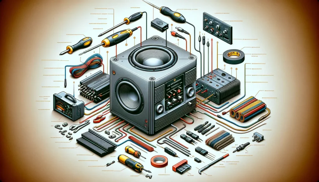 Required Equipment and Tools to install subwoofer