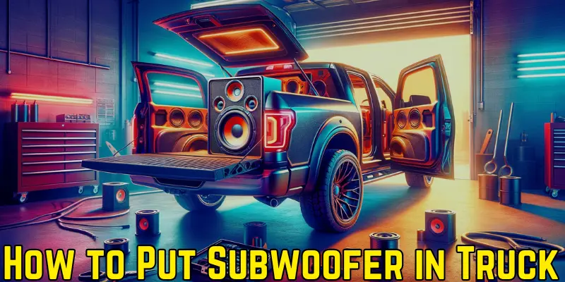 How to Put Subwoofer in Truck